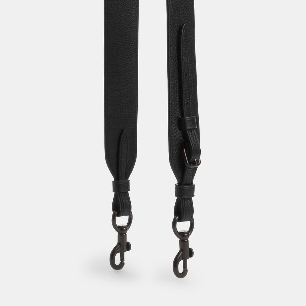 Coach Black and Gunmetal Strap NWT